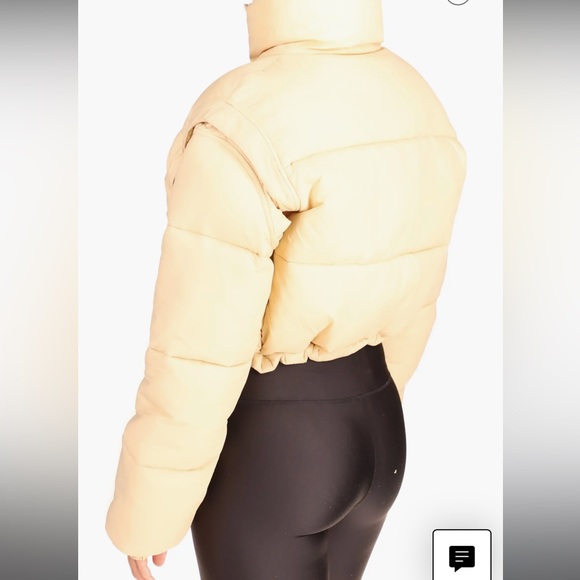 Represent Recycled Nylon Convertible Puffer Jacket - Picture 4 of 5